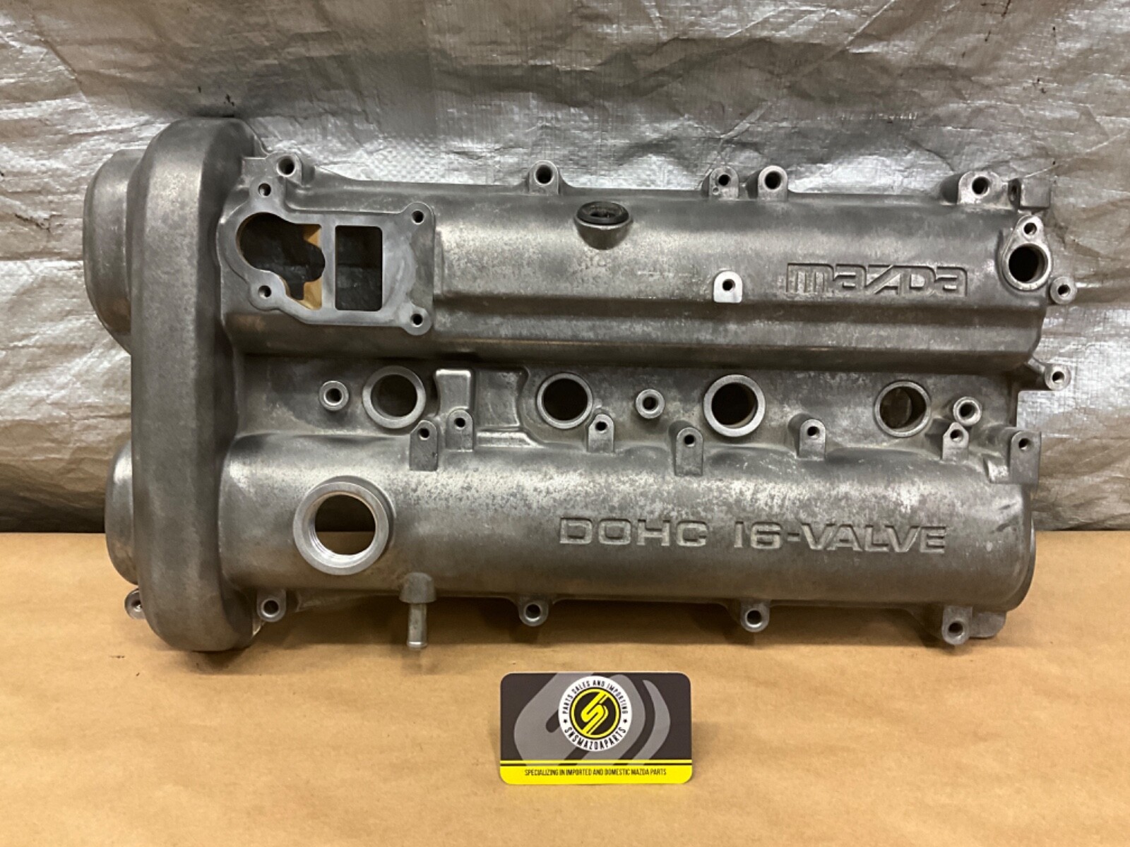 パーツ Mazda DOHC 16-VALVE Mazda DOHC Valve Cover done in Kel-Tec® Navy Blue | Cerakote