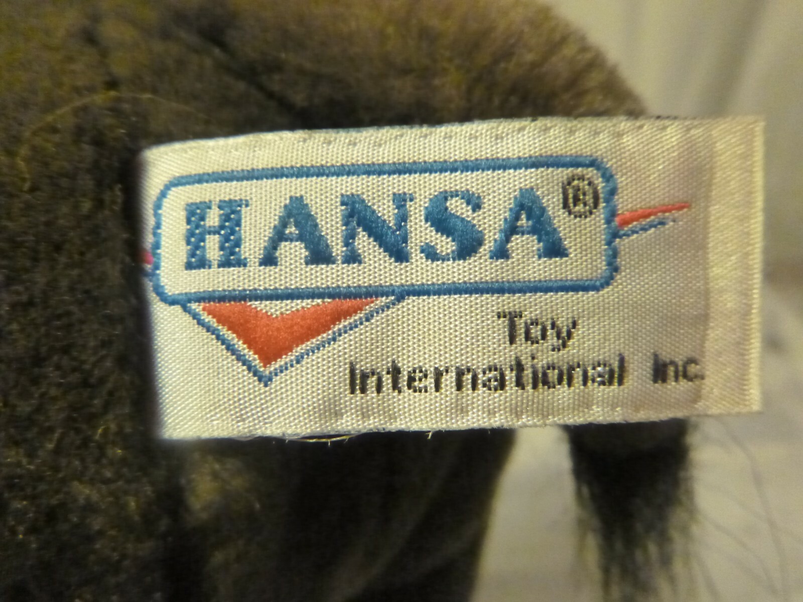 Hansa Elephant Plush Stuffed Animal Toy  Brown 7.5