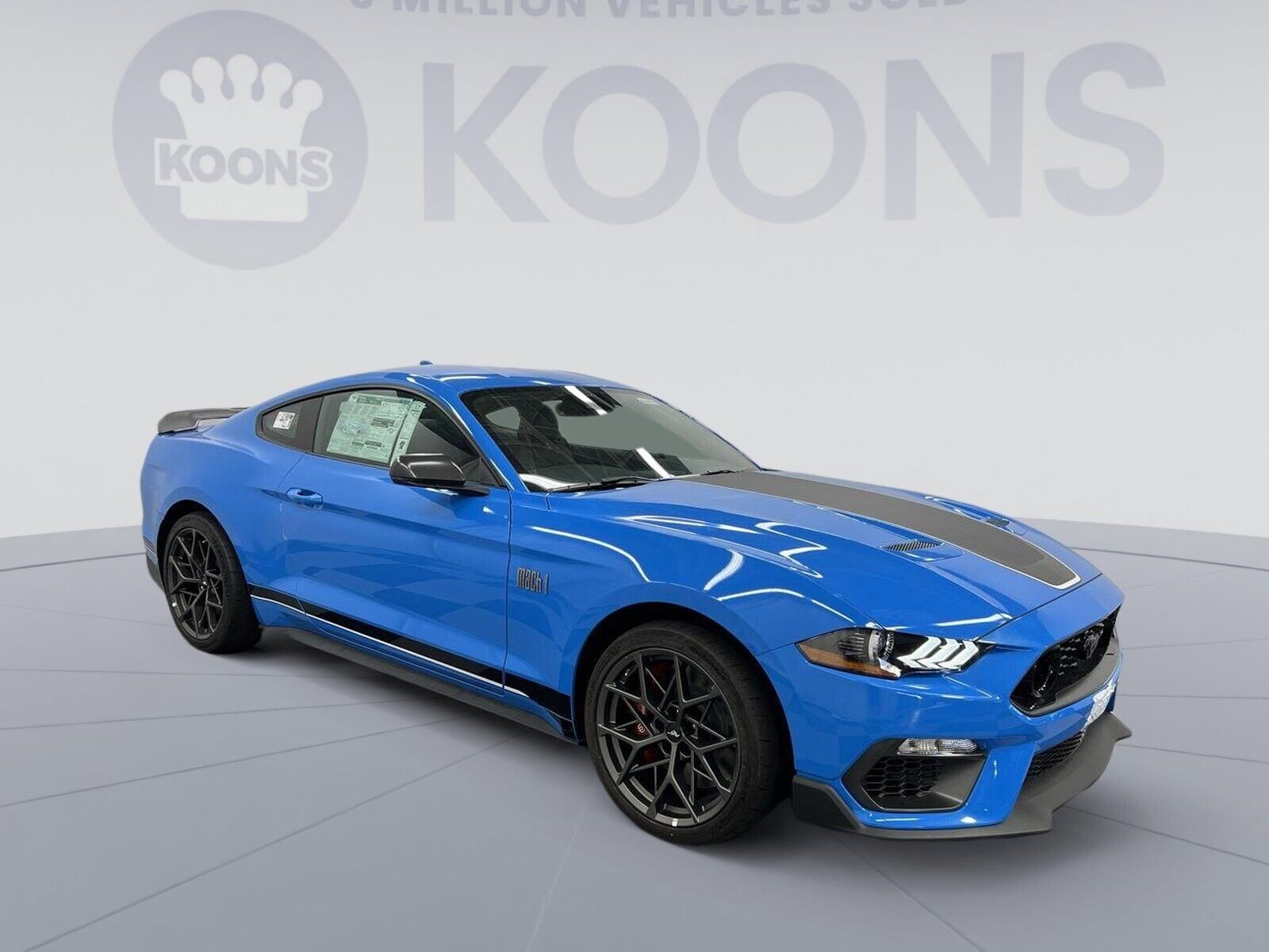 Brand New 2022 Mustang Mach1 Premium Grabber Blue, Black Leather