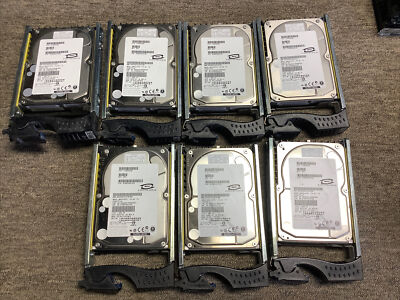 Lot of 7 Fujitsu Limited 146GB Hard Drives