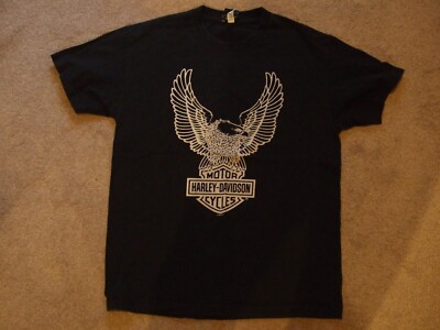 Harley Davidson Tee Shirt, Size LG Wisconsin Harley Davidson, New Without Tags