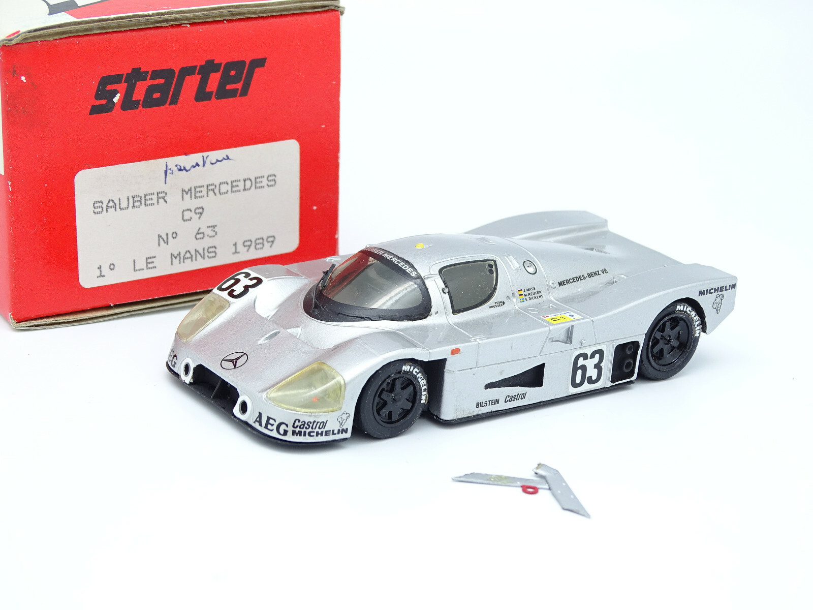 hpiracing 1/43Sauber Mercedes C9 ルマン1987 1/43 Minichamps MAX Models Mercedes Sauber C9 1987 24 H of
