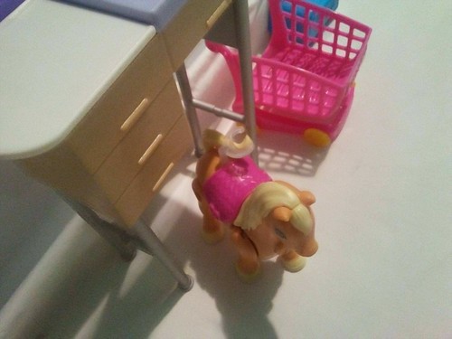 Barbie Desk Pony/ Shopkins Cart Chair Mixed Lot