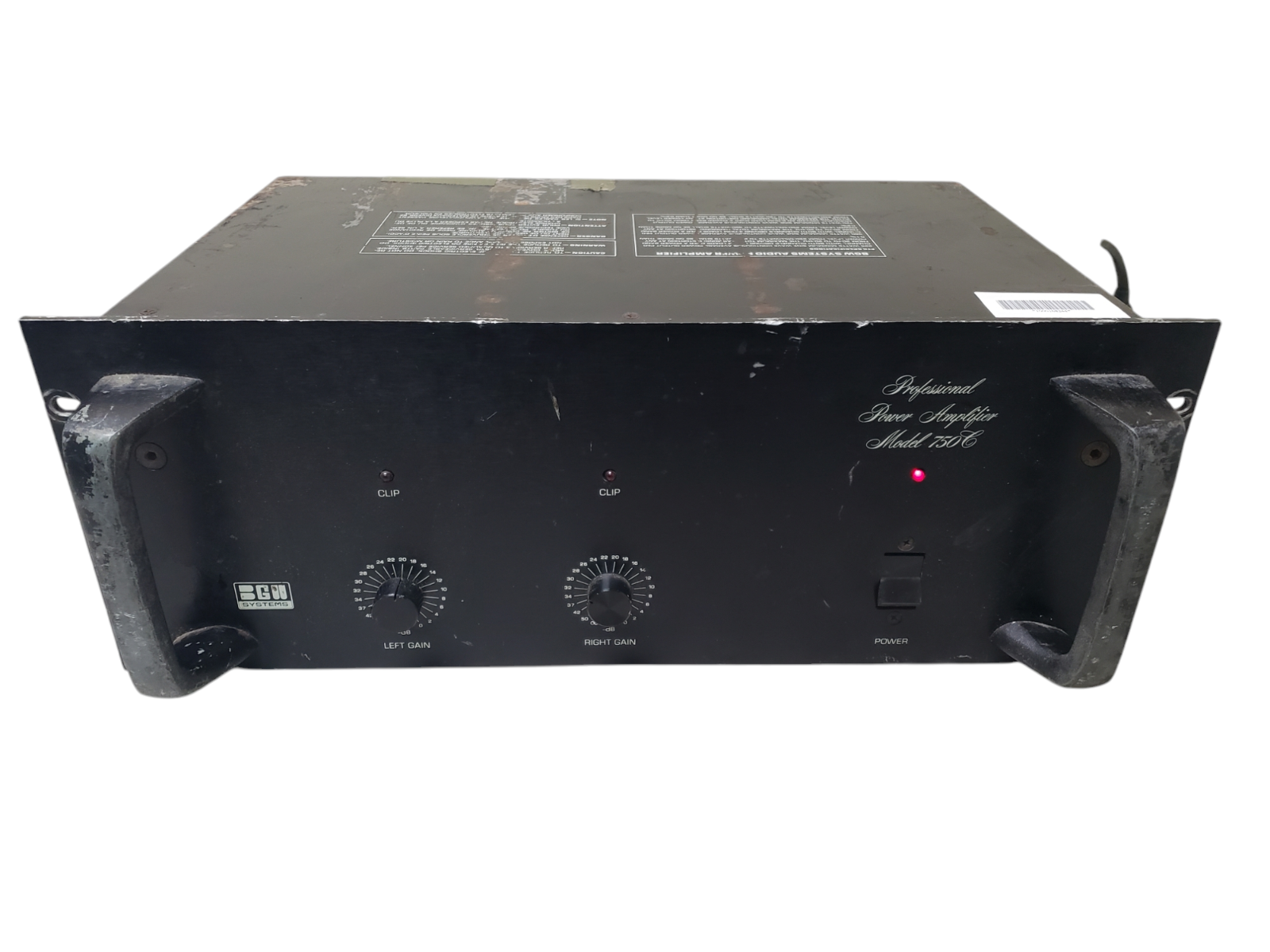 BGW Systems Professional Power Amplifier Model 750 C tested BGW Systems Professional Power Amplifier Model 750 C tested