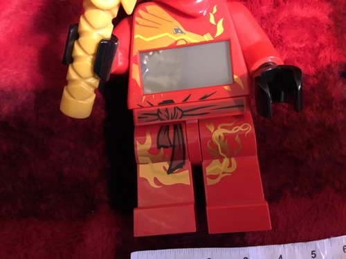LEGO NINJAGO KAI Red Clock WITH SWORD