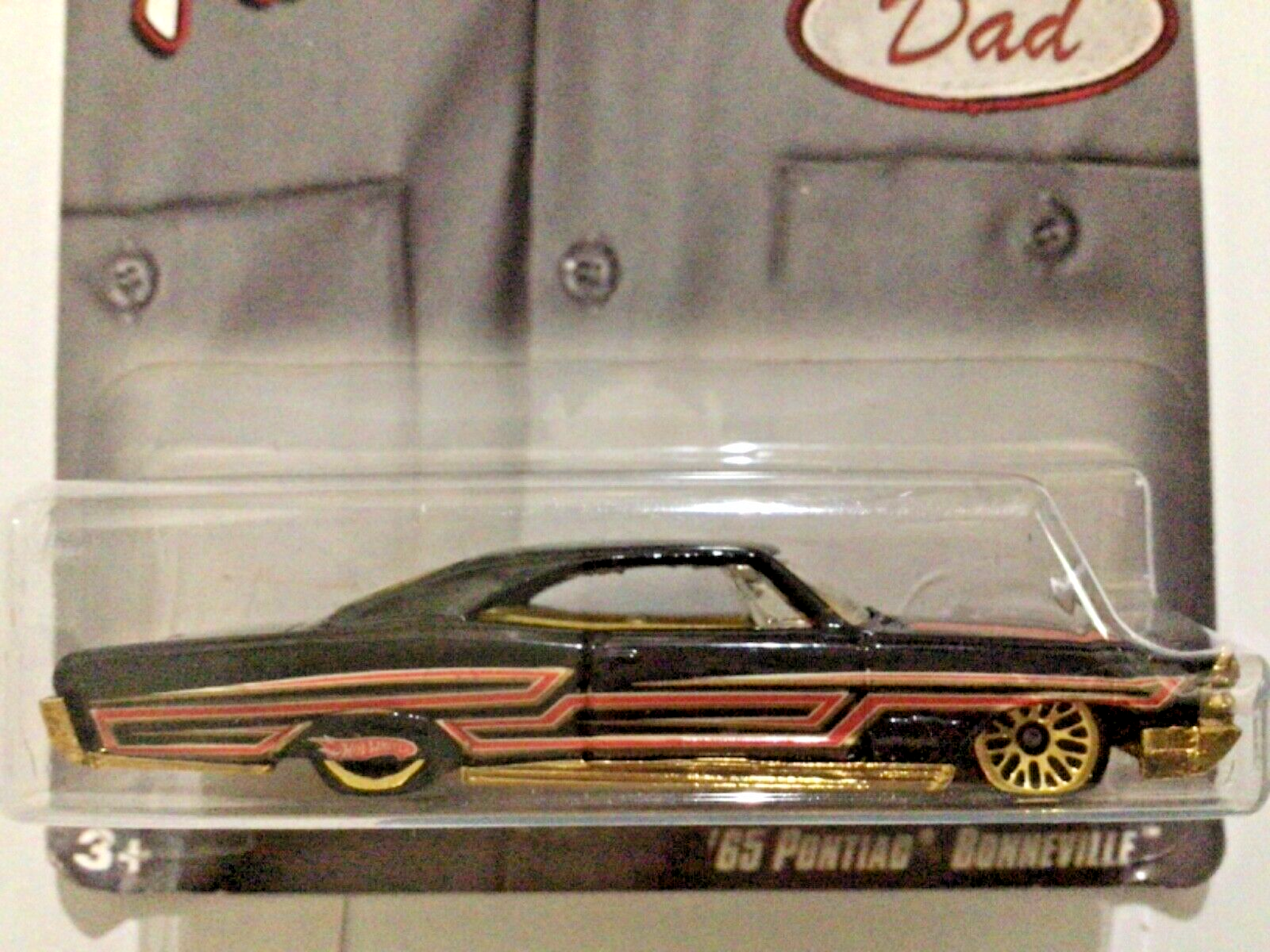 Hot Wheels 1965 PONTIAC BONNEVILLE lowrider BLACK rare 