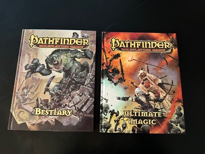 Paizo Pathfinder Ultimate Magic D&D 3.5 OGL rpg HC 2011 PZO1117 + 1112 BX 924