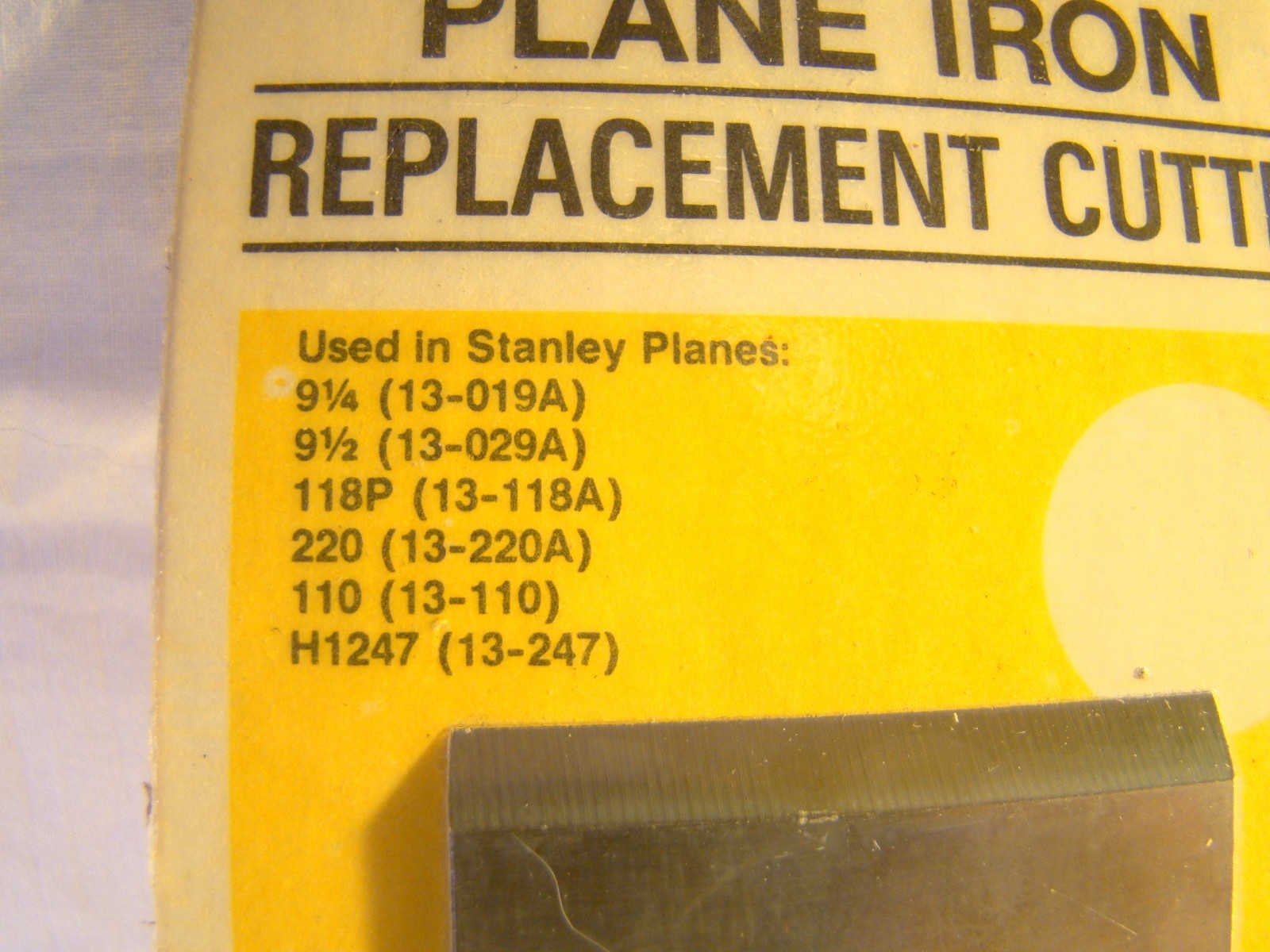 NEW Stanley Plane Iron Replacement Cutter 13-506 1 5/8” NOS
