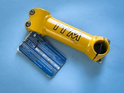 stem attacco pipa Manubrio ITM RACING BIG ONE 130 mm  YELLOW PANTANI NOS NUOVO