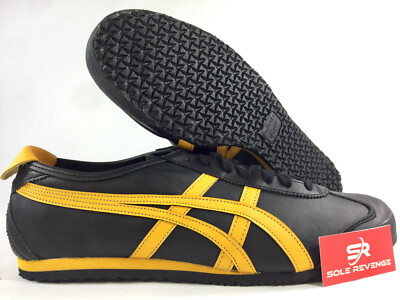 asics onitsuka tiger mexico 66 black yellow