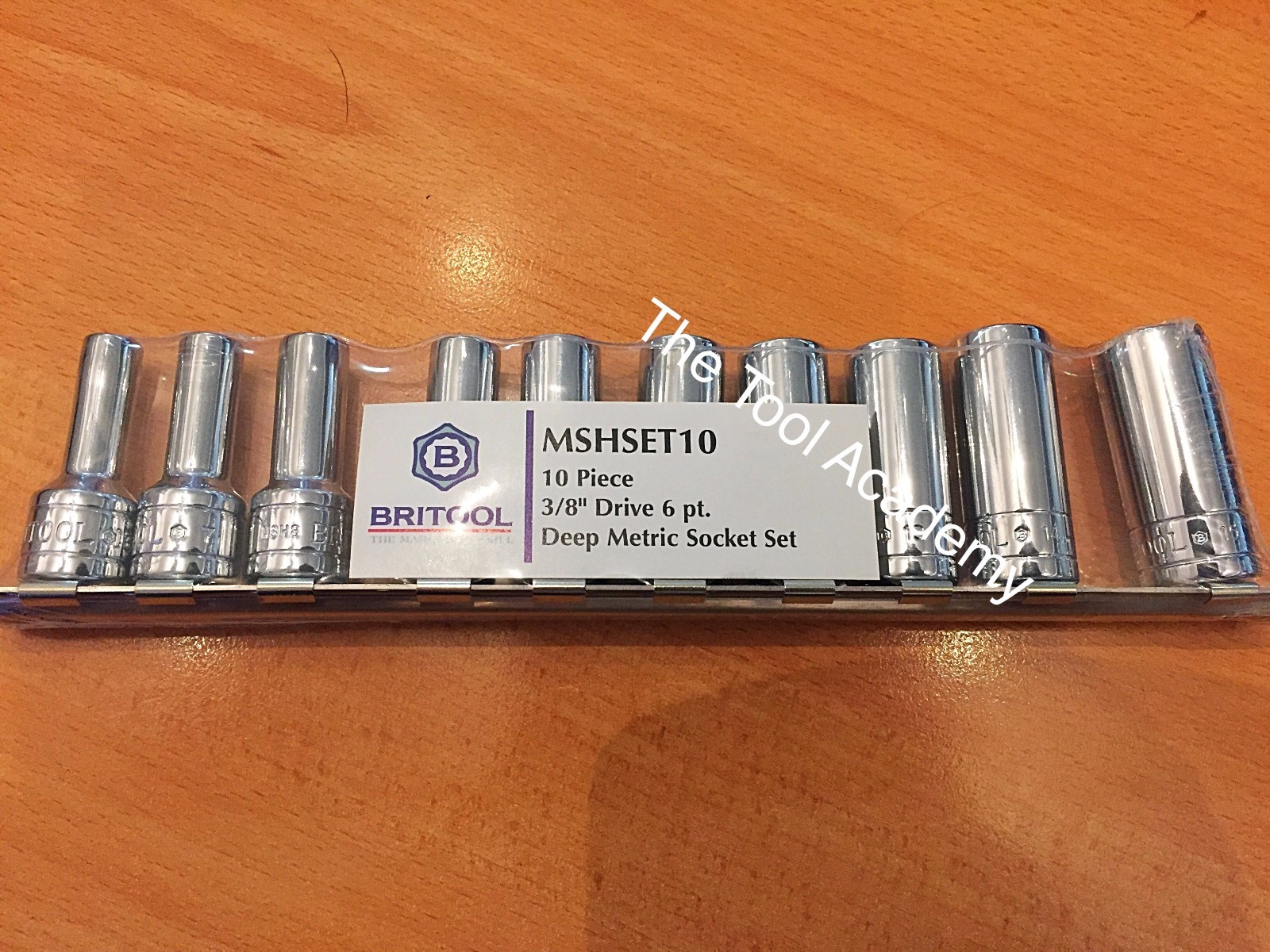 BRITOOL Stecknuss 12-Punkt, 3/8 Zoll Antrieb, 6 Mm – Aus Chrom-Vanadium-Stahl, Geätzt, Professionelle Qualität