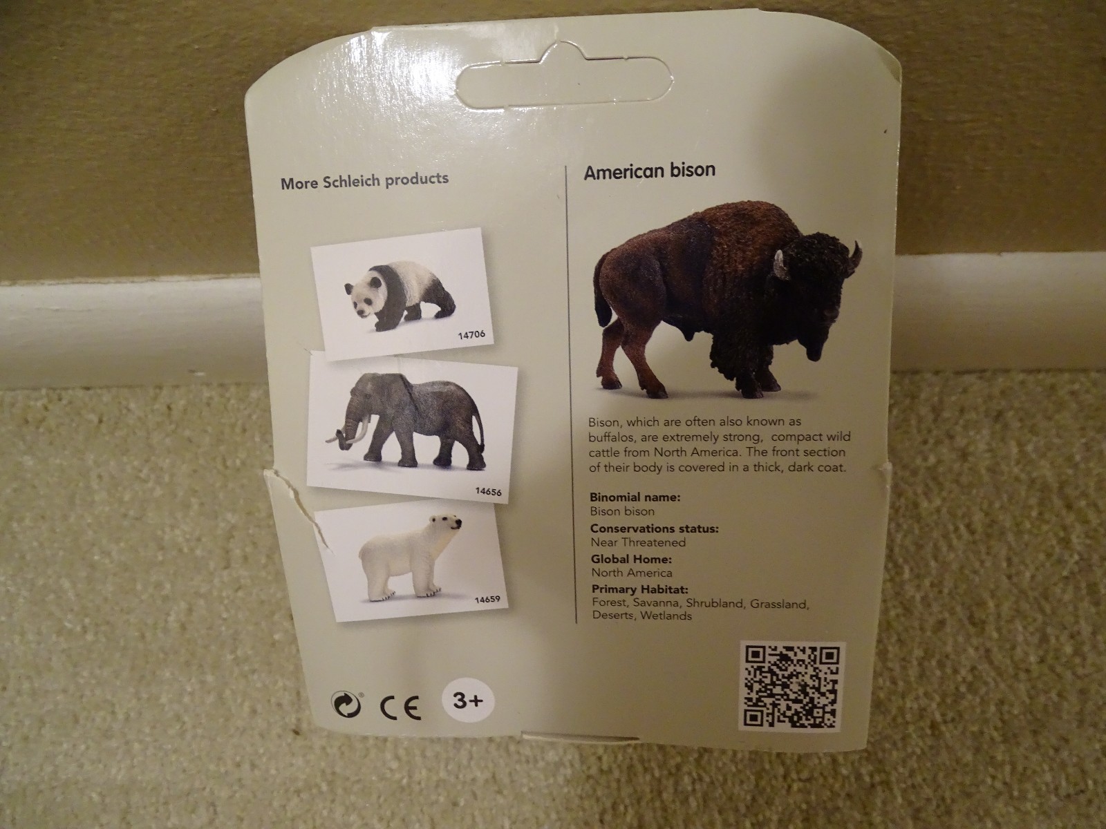 Schleich American Bison-Smoke-free/Pet-free-NEW