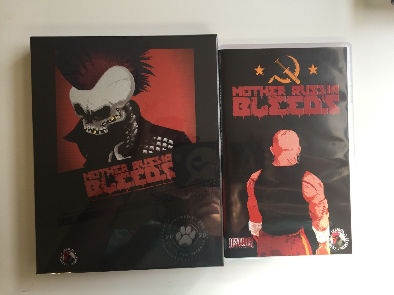 SRG Mother Russia Bleeds for Switch. Special Reserve Games