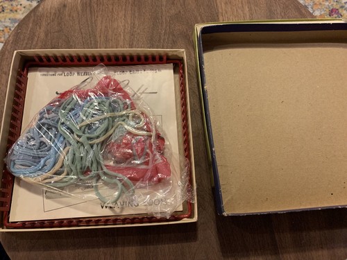 vintage Childs Weaving Loom Novel Knit Loop Craft Lot