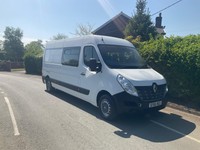 2016 Renault Master LM35dCi 125 LWB WELFARE /MESS TOILET MICROWAVE 8 SEATER  PAN
