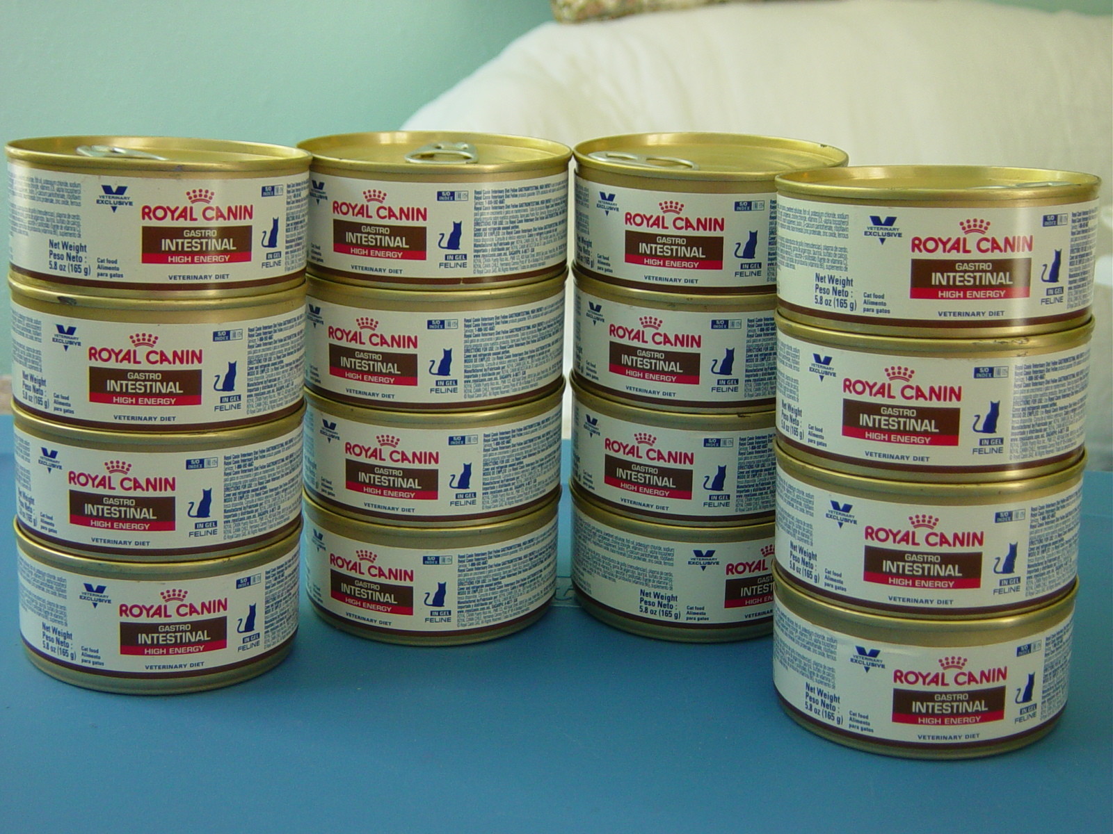 16 Cans ROYAL CANON GastroIntestinal High Energy Vet Diet Canned Cat Food 5.8 oz