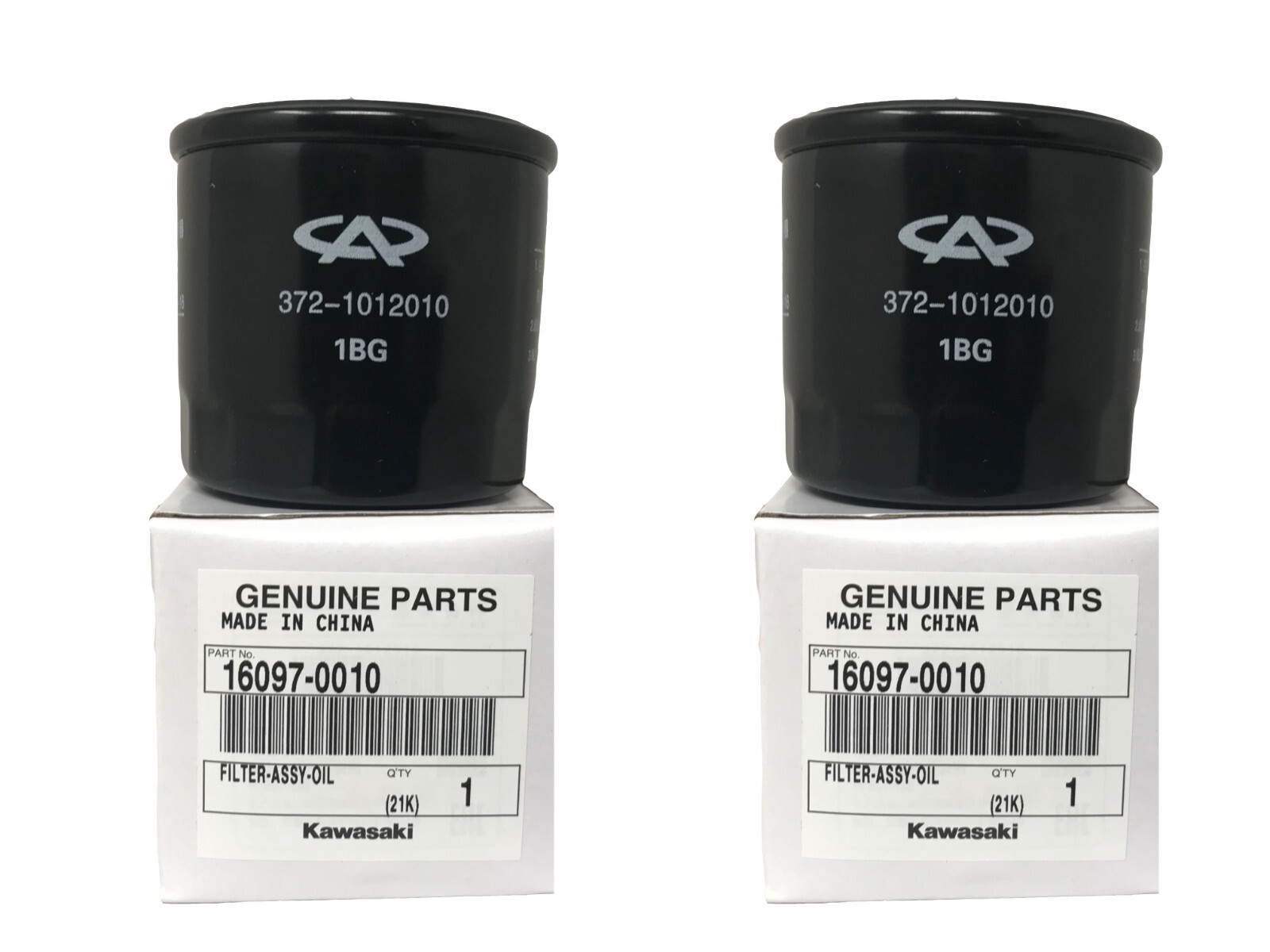 2 Pack Kawasaki OEM Replacement Oil Filter 16097-0010 | eBay