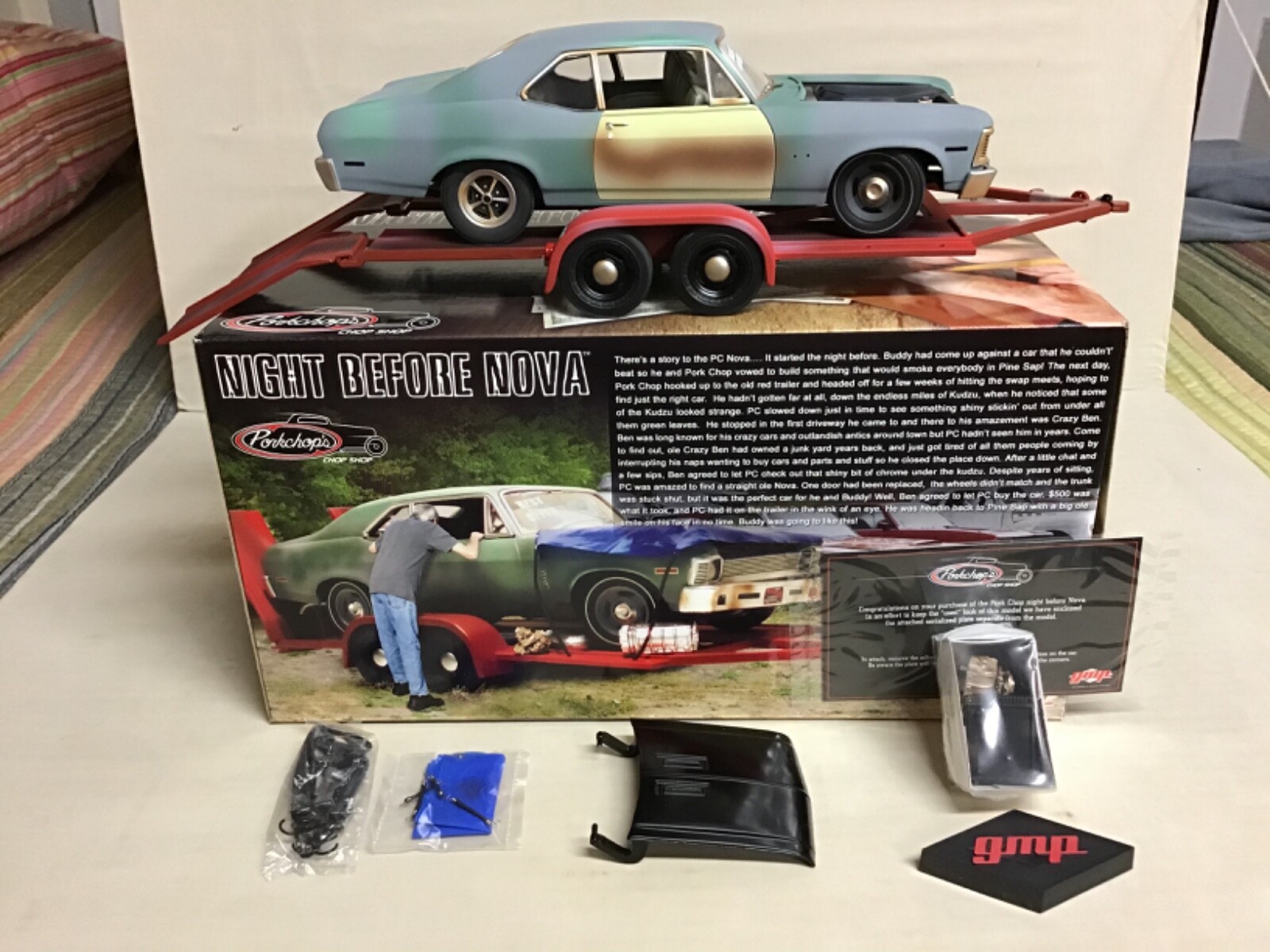 PORK CHOPS NIGHT BEFORE 1968 NOVA TRAILER & SPARE PARTS RARE PORK CHOPS NIGHT BEFORE 1968 NOVA TRAILER & SPARE PARTS RARE