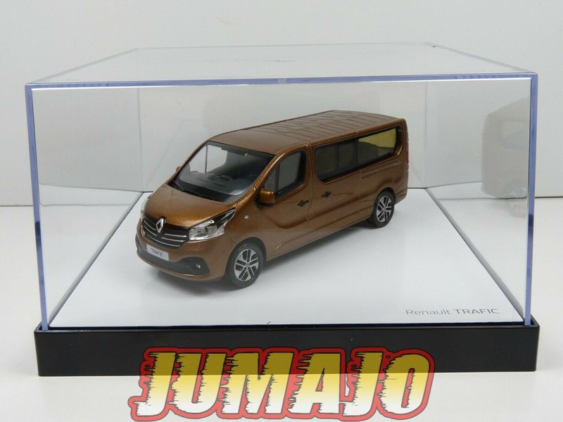 Ren11 Voiture 1/43 Norev Dealer Pack Renault Trafic Iii Combi Grand 2018 Cuivre