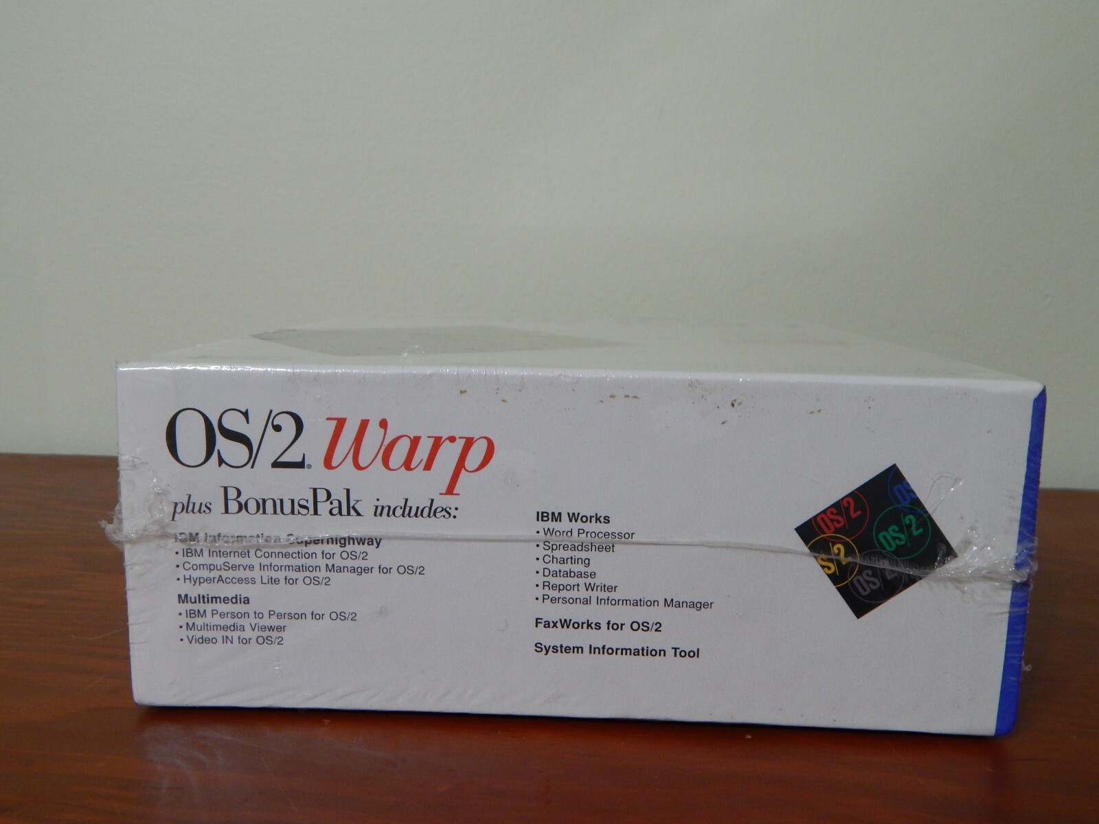 New Old Stock IBM OS/2 Warp Version 3 + Bonus Pack SEALED