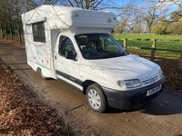 2001 Citroen BERLINGO 19D 765 NU VENTURE MOTORHOME PLATFORM CAB Diesel Manual