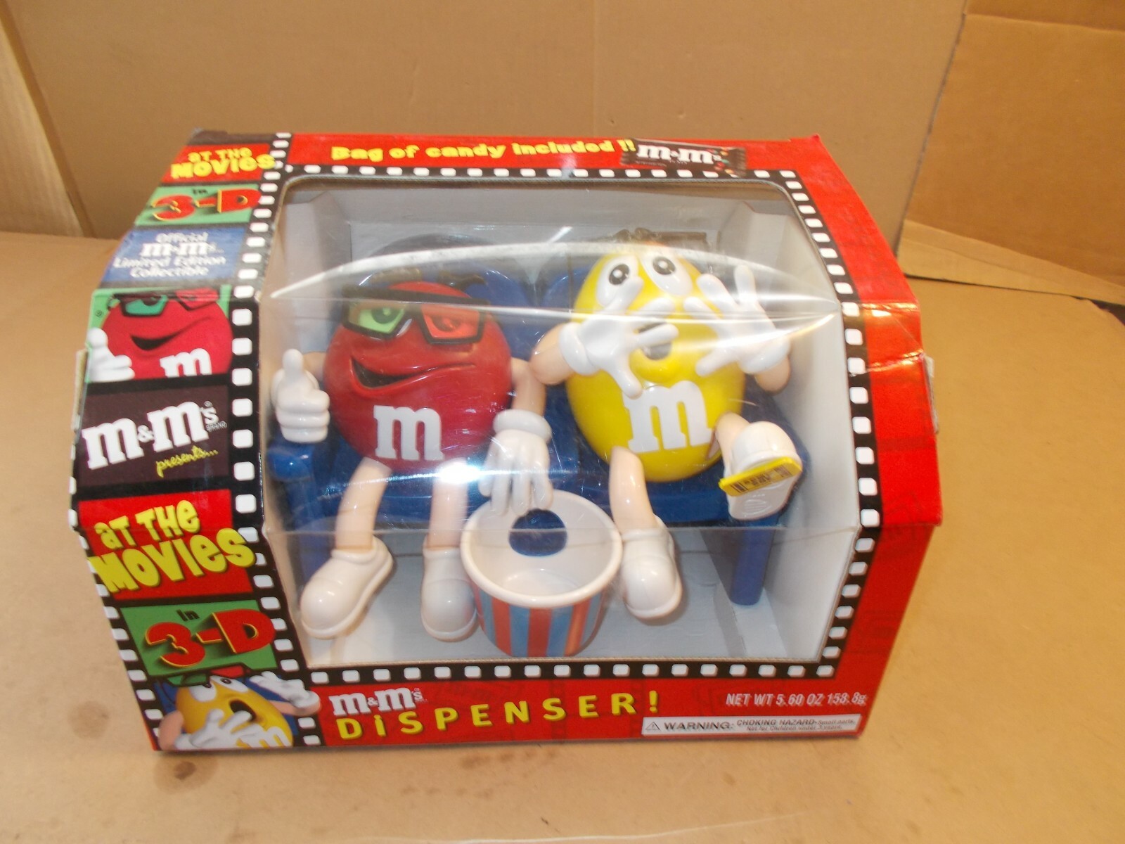 Купить M&m's M&M's At The Movies In 3D Candy Dispenser Limited Edition