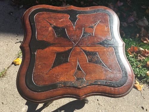 Antique Victorian Eastlake Carved Walnut 31