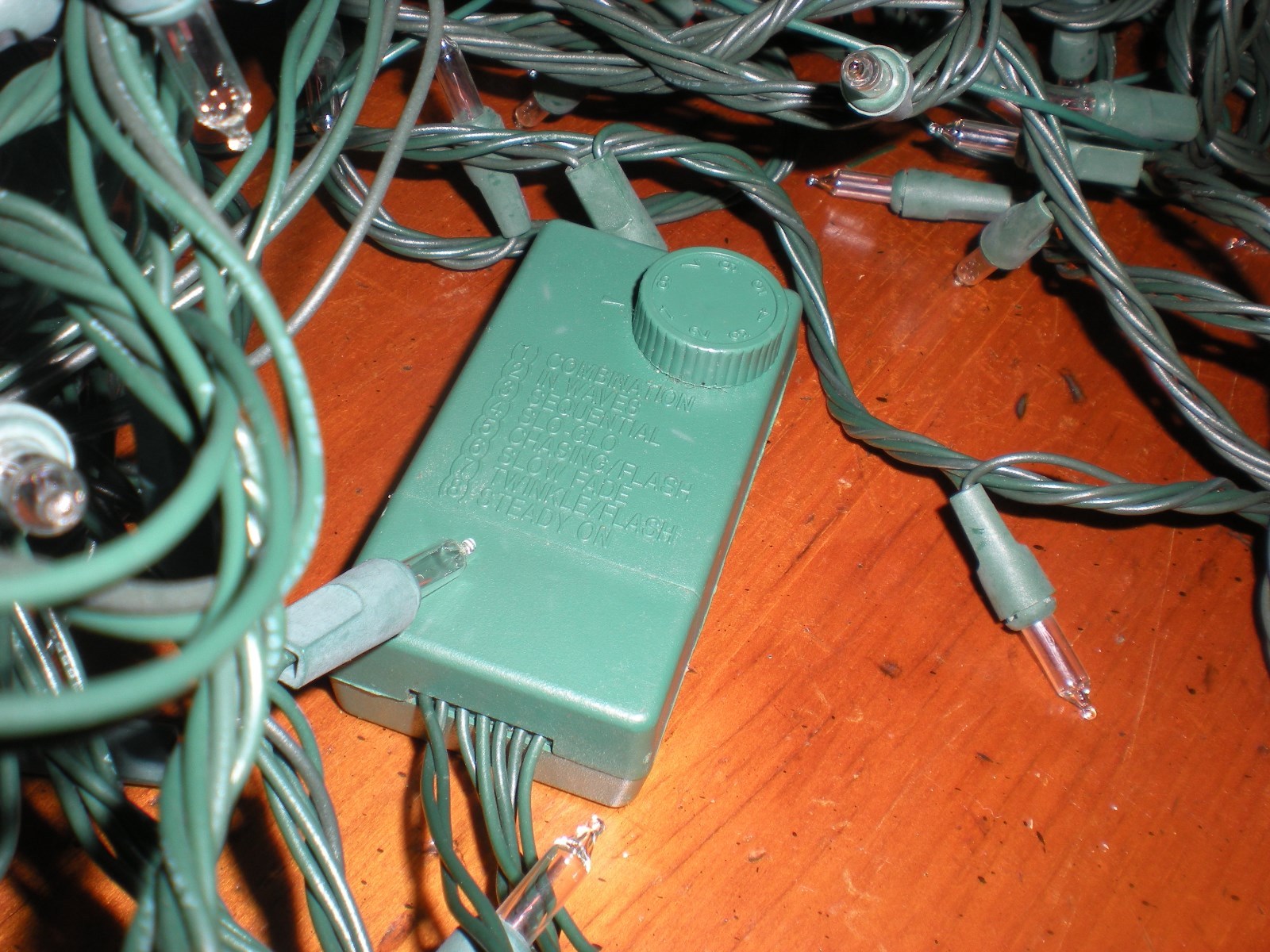 vintage christmas light set chasing multifunction lights