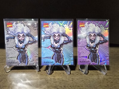 2024 Finding Unicorn Marvel Evolution Parallel Lot Black Cat Blue/Purple/Base