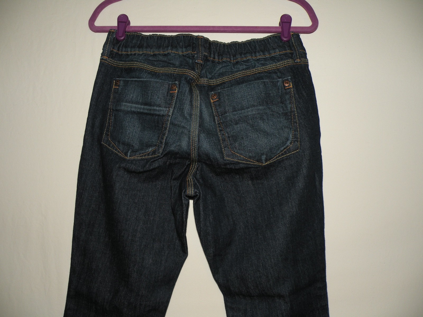 Old Navy Denim Maternity Jeans Real waist straight leg 6 regular stretch NWT