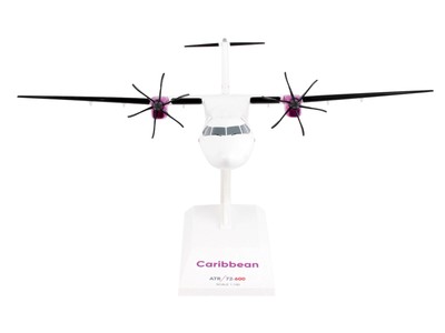 ATR 72-600 Commercial Aircraft Model 1/100 Skymarks Caribbean Airlines 9Y-TTI