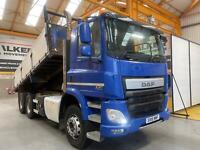 DAF CF460 *EURO 6*, 6X4 DROPSIDE DRAWBAR SPEC TIPPER 