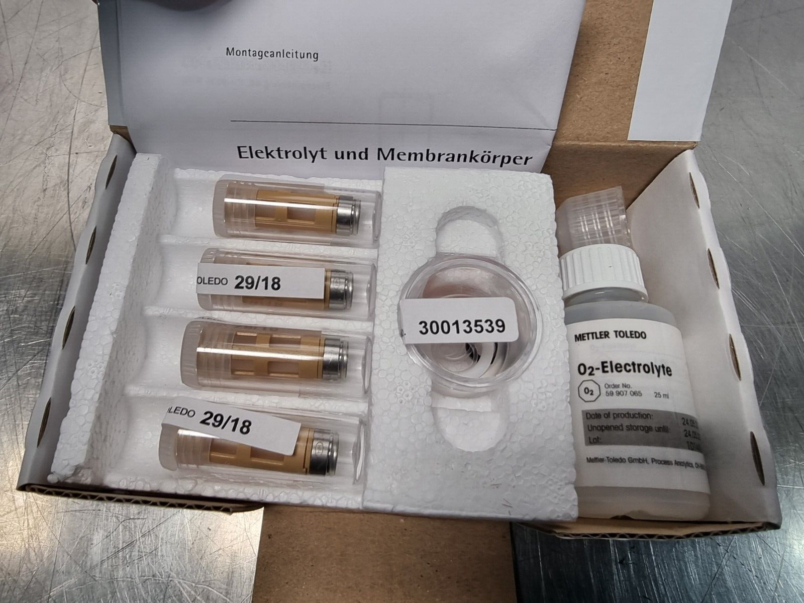 Mettler Toledo Membrane Kit for p02 Probes 12mm | Bioengineering P/N: 52898