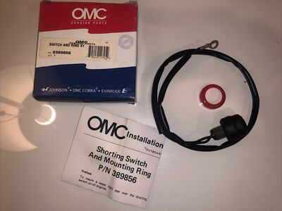 389856 New Genuine OEM BRP Johnson Evinrude Outboard SWITCH & RING ASSY LOT F1