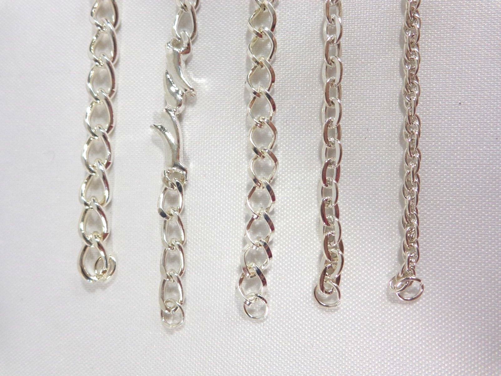 Silver Tone Chain Bracelets 7 Silver Tone Chain Bracelets 7
