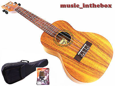 WOODNOTE/ Great 24" Acacia Concert Ukulele & Padding Bag / Extra Maple Tuner WOODNOTE/ Great 24" Acacia Concert Ukulele & Padding Bag / Extra Maple Tuner