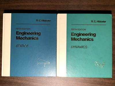 Engineering Mechanics Statics & Dynamics 5th Edition R.C. Hibbeler - Very Good