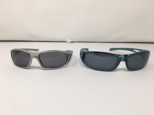 Boy's Set Of 2 Sunglasses One Black One Gray Fits 2-10 Year Olds