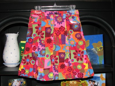 6 7 Corduroy Hippy Skirt Fine Wale Corduroy with Adjustable Fit in the Waistband