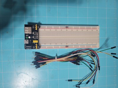 Solderless Breadboard 830 Tie Point MB-102, Power supply and Jumpers