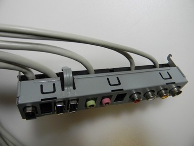 HP Pavilion M9000 series FRONT I/O PANEL & cable assy. (5022-8113) USB/FW/audio+