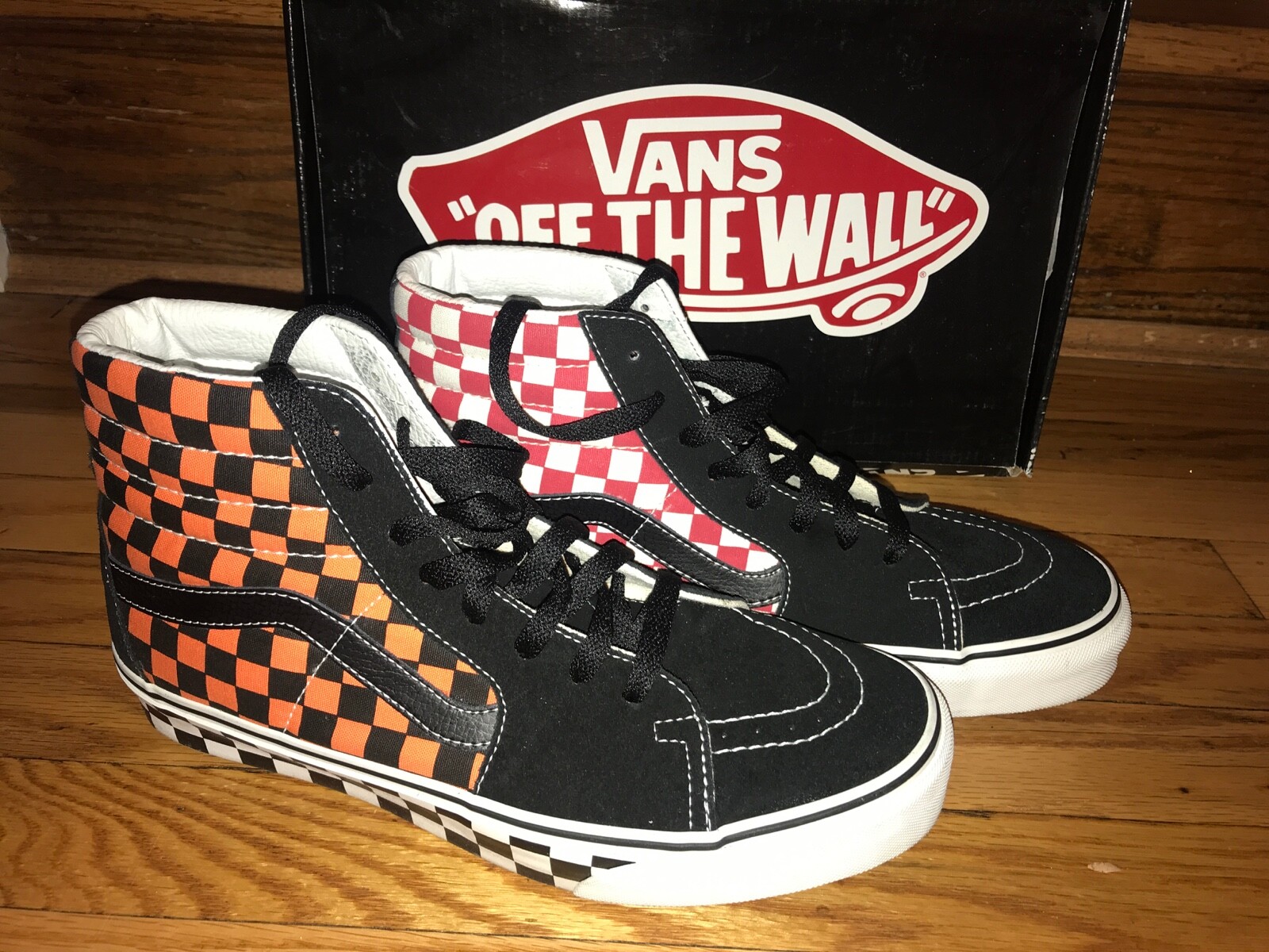 Vans Sk8-Hi checker sz 10 checkerboard vault syndicate wtaps