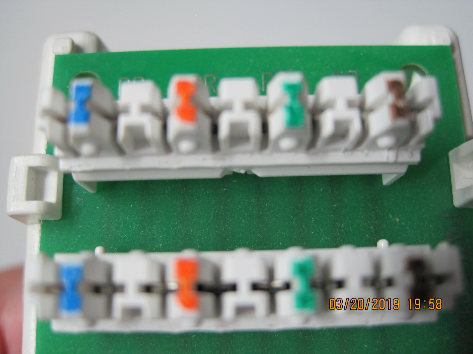 Leviton 1x9 Structured Media Bridged Module w/ Bracket PWB 58141-02 / PWA 58141