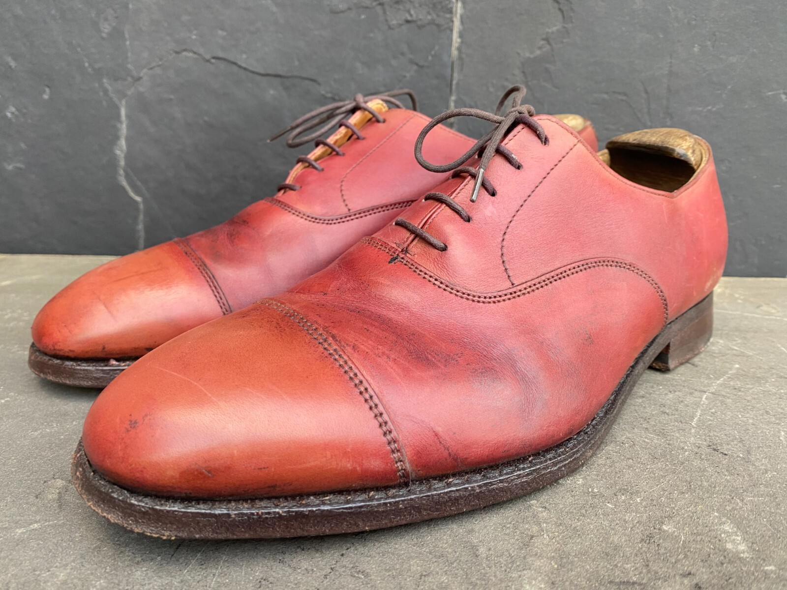 Crockett & Jones Made England Brown, Leather Connaught Crockett & Jones Made England Brown, Leather Connaught