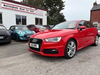2016 Audi A3 1.4 TFSI 150 S Line 5dr [Nav] HATCHBACK Petrol Manual