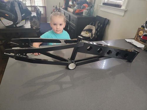 Holeshot BMX Frame 20" Pro - T-6 Heat Treated & Powder Coated Gloss Black