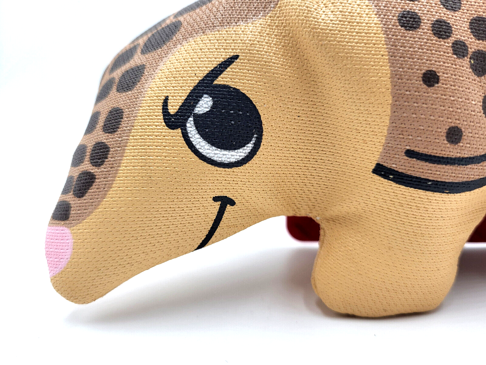 KONG Maxx Armadillo Small Squeaky Puncture Resistant Soft Durable Dog Fetch Toy