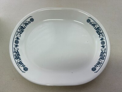 Corelle Old Town Blue Onion Corning Meat Plate 12-1/4''