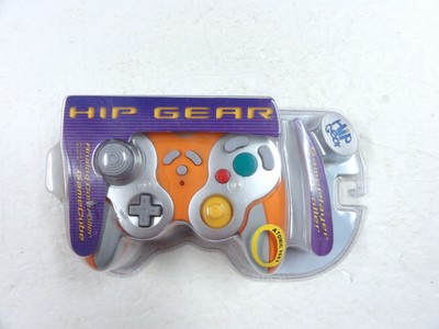 HIP GEAR GAME CUBE ANALOG GAME CUBE CONTROLLER ATOMIC ORANGE SEALED PACKAGE NEW