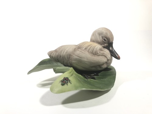 Boehm Cygnet Cygnus Olor Fine Porcelain Baby Swan Bird Figurine #400-13